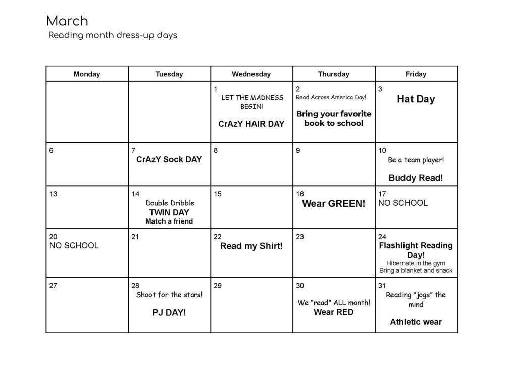 Reading Month